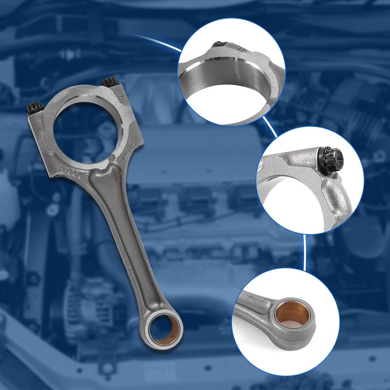 cycwer 1ZZFE 13201-29177 Engine Connecting Rods 4pcs Fit for Toyota 1998-2008 Corolla Celica GT Prizm 1ZZ-FE 1ZZ 1.8L Engine, Replace OE 1ZZFE, 13201-29177 - Image 4